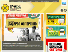 Tablet Screenshot of ipvtuc.gov.ar